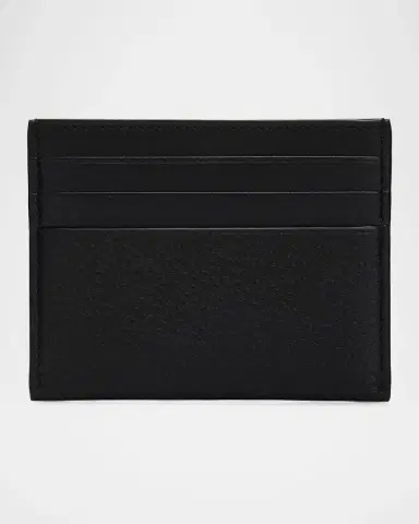 Givenchy Men's Leather Foiled-Logo Card Holder | Thumbnail 4 Givenchy Men's Leather Foiled-Logo Card Holder | Thumbnail 4