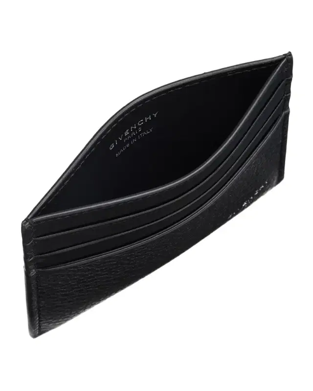 Givenchy Men 's Leather Foiled-Logo Card Holder
