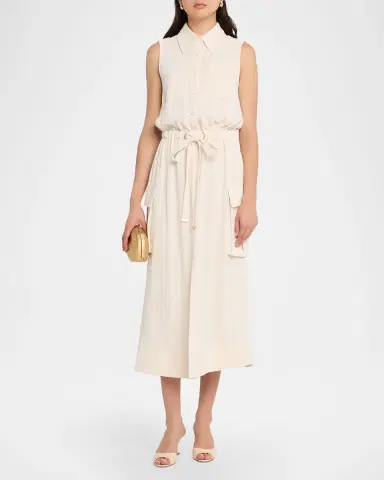 Ramy Brook Payton Belted Midi Shirtdress | Thumbnail 2