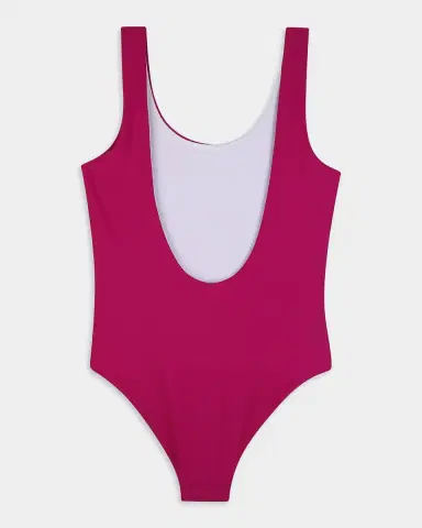 Chloe Girl 's Logo One-Piece Swimsuit, Size 4-14 | Thumbnail 2