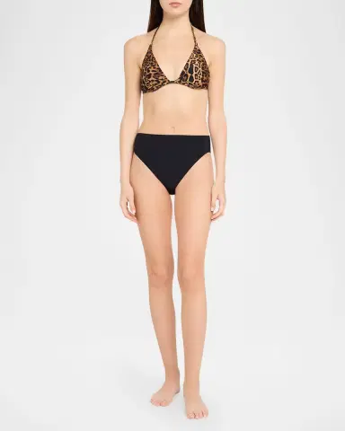 L 'AGENCE Annabelle Leopard Bikini Top | Thumbnail 2 L 'AGENCE Annabelle Leopard Bikini Top | Thumbnail 2