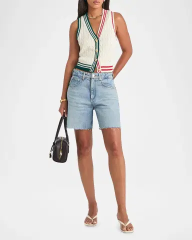 SEROYA Pearson Cable-Knit Vest | Thumbnail 2 SEROYA Pearson Cable-Knit Vest | Thumbnail 2