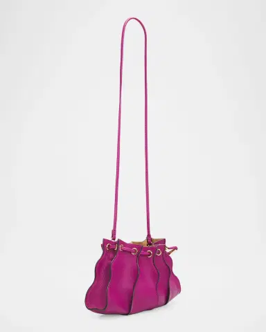 Ulla Johnson Adria Small Pleated Wave Leather Crossbody Bag | Thumbnail 3 Ulla Johnson Adria Small Pleated Wave Leather Crossbody Bag | Thumbnail 3