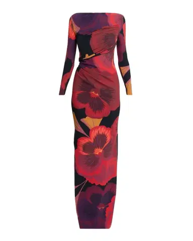 Chiara Boni La Petite Robe Soleo Floral-Print Column Gown | Thumbnail 1 Chiara Boni La Petite Robe Soleo Floral-Print Column Gown | Thumbnail 1