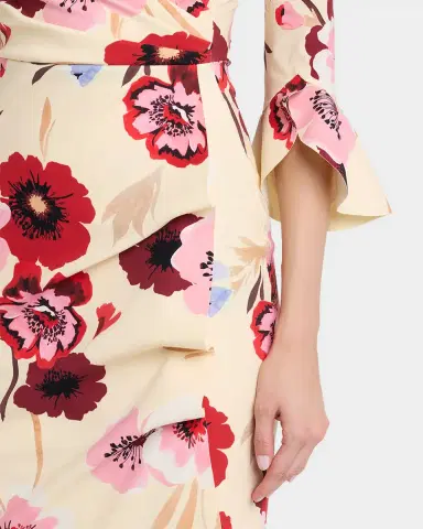 Chiara Boni La Petite Robe Triana Bodycon Floral-Print Dress | Thumbnail 5