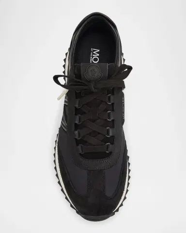 Moncler Men's Pacey2 Suede and Nubuck Low-Top Sneakers | Thumbnail 4 Moncler Men's Pacey2 Suede and Nubuck Low-Top Sneakers | Thumbnail 4