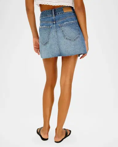 RAILS Huntington Denim Wrap Skirt | Thumbnail 3 RAILS Huntington Denim Wrap Skirt | Thumbnail 3