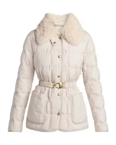 Moncler Cygnes Belted Short Down Jacket | Thumbnail 1 Moncler Cygnes Belted Short Down Jacket | Thumbnail 1