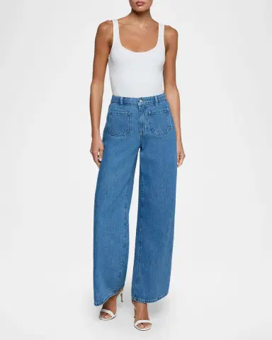 L'Agence Declan High-Rise Wide-Leg Jeans | Thumbnail 2