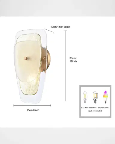 Arabela Lighting Strata 12" Wall Sconce | Thumbnail 5