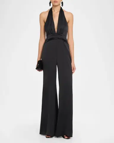Ramy Brook Desiree Backless Plunging Jumpsuit | Thumbnail 2 Ramy Brook Desiree Backless Plunging Jumpsuit | Thumbnail 2