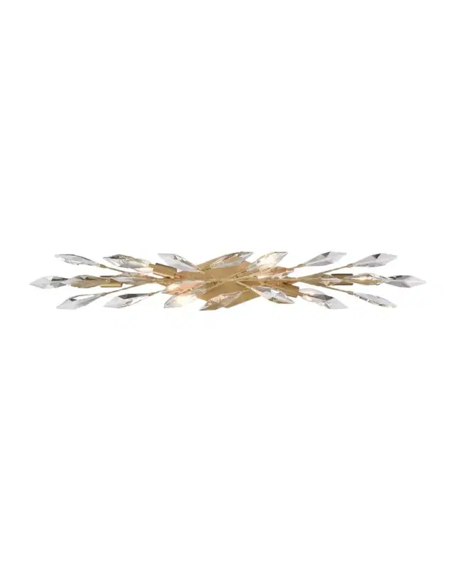 Arabela Lighting Crystal Fusion 35" 6-Light Vanity Light