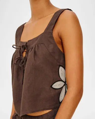 RAILS Calais Embroidered Linen Top | Thumbnail 6 RAILS Calais Embroidered Linen Top | Thumbnail 6
