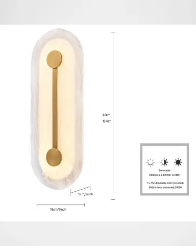 Arabela Lighting Zubris 18" Outdoor LED Wall Sconce | Thumbnail 6 Arabela Lighting Zubris 18" Outdoor LED Wall Sconce | Thumbnail 6