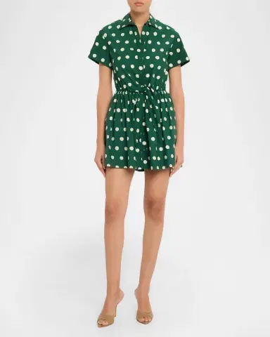 Cara Cara Asbury Floral Tie Mini Shirtdress | Thumbnail 2 Cara Cara Asbury Floral Tie Mini Shirtdress | Thumbnail 2