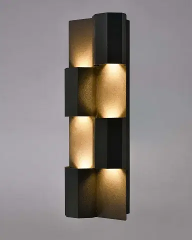 Arabela Lighting Skyline 18" 6-Light Outdoor LED Wall Sconce | Thumbnail 4 Arabela Lighting Skyline 18" 6-Light Outdoor LED Wall Sconce | Thumbnail 4