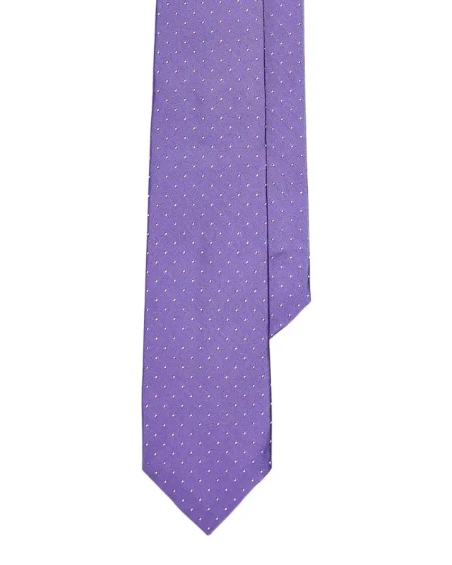 Men 's Mulberry Silk Polka Dot Jacquard Tie