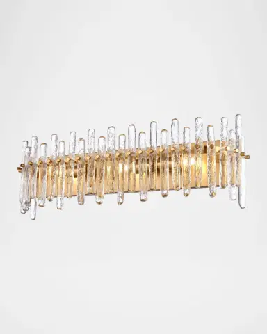 Arabela Lighting Icicles 26" 3-Light Vanity Light | Thumbnail 2 Arabela Lighting Icicles 26" 3-Light Vanity Light | Thumbnail 2