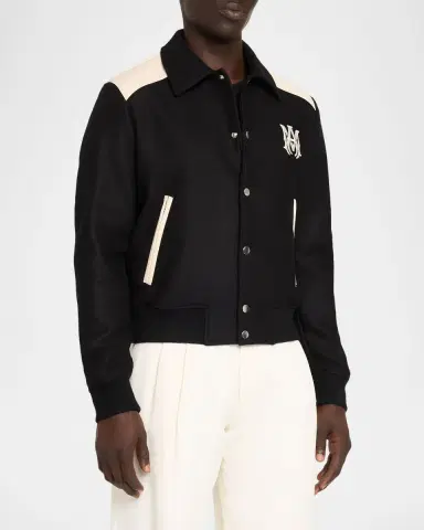 AMIRI Men's Wool MA Band Jacket | Thumbnail 3 AMIRI Men's Wool MA Band Jacket | Thumbnail 3