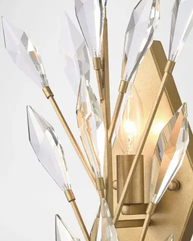 Arabela Lighting Crystal Fusion 20" Wall Sconce | Thumbnail 6 Arabela Lighting Crystal Fusion 20" Wall Sconce | Thumbnail 6