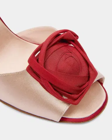 Roger Vivier Epine Rose Vivier 85mm Satin Mule Sandals | Thumbnail 2 Roger Vivier Epine Rose Vivier 85mm Satin Mule Sandals | Thumbnail 2