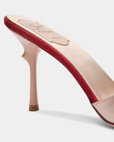 Roger Vivier Epine Rose Vivier 85mm Satin Mule Sandals | Thumbnail 4 Roger Vivier Epine Rose Vivier 85mm Satin Mule Sandals | Thumbnail 4