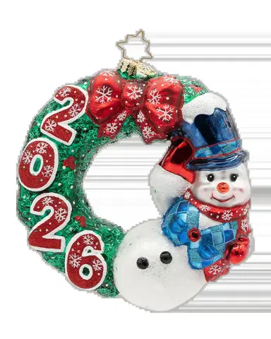 Christopher Radko 2026 A Flurry of Cheer Christmas Ornament | Thumbnail 2