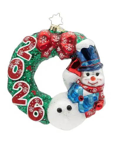 Christopher Radko 2026 A Flurry of Cheer Christmas Ornament | Thumbnail 1