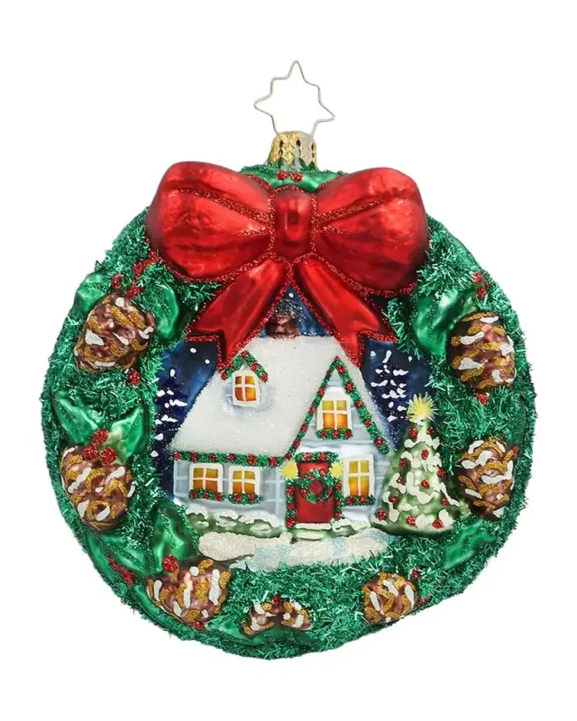 Christopher Radko Holly Jolly Hideaway Christmas Ornament