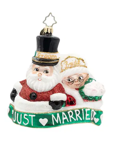 Christopher Radko Merry Matrimony Christmas Ornament | Thumbnail 3
