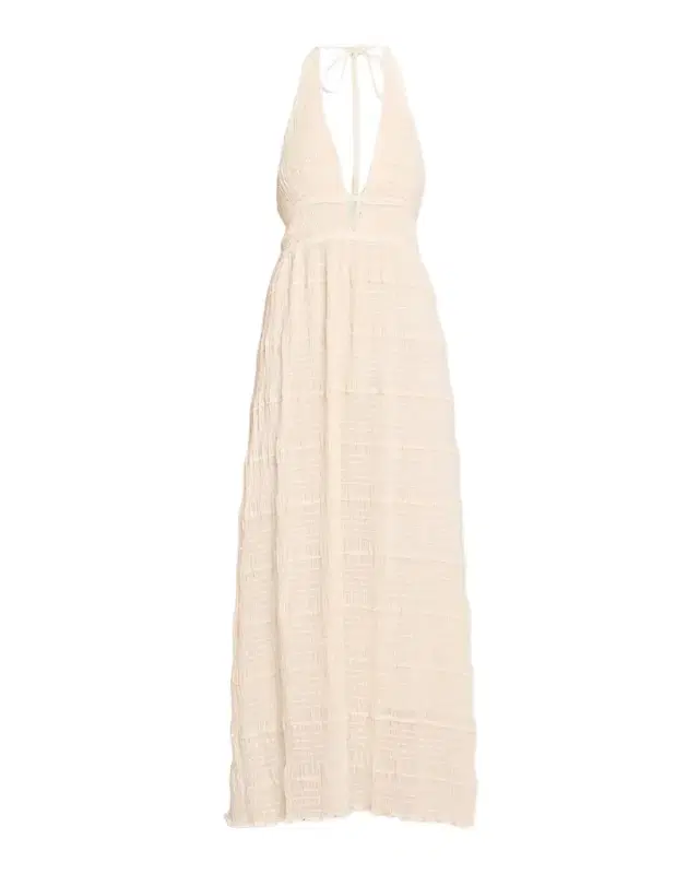 Hazel Embellished Smocked Maxi Dress