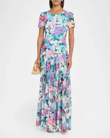 Ramy Brook Ellie Floral Ruched T-Shirt | Thumbnail 2