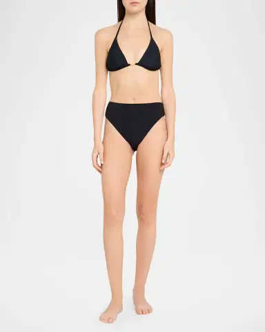 L'Agence Kristin Solid Triangle Bikini Top | Thumbnail 2 L'Agence Kristin Solid Triangle Bikini Top | Thumbnail 2