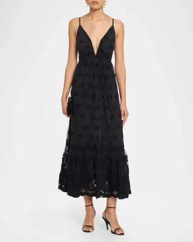 Ramy Brook Imogen Embroidered Maxi Dress | Thumbnail 2