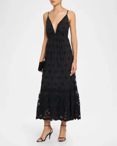 Ramy Brook Imogen Embroidered Maxi Dress | Thumbnail 4