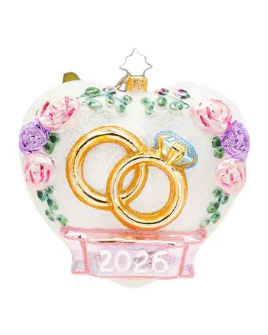Christopher Radko 2026 Everlasting Love Christmas Ornament | Thumbnail 3 Christopher Radko 2026 Everlasting Love Christmas Ornament | Thumbnail 3