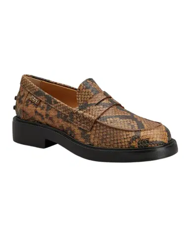 Tod's Snake-Printed Leather Loafers | Thumbnail 1 Tod's Snake-Printed Leather Loafers | Thumbnail 1