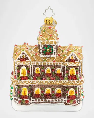 Christopher Radko Gingerbread Manor Christmas Ornament | Thumbnail 2