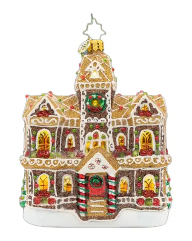 Christopher Radko Gingerbread Manor Christmas Ornament | Thumbnail 3