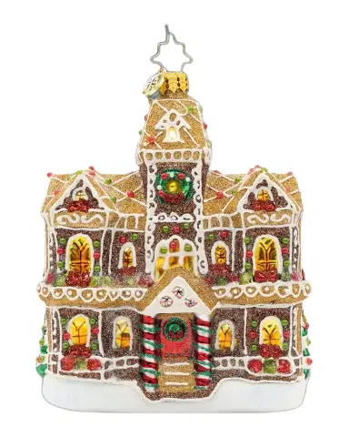 Christopher Radko Gingerbread Manor Christmas Ornament | Thumbnail 1