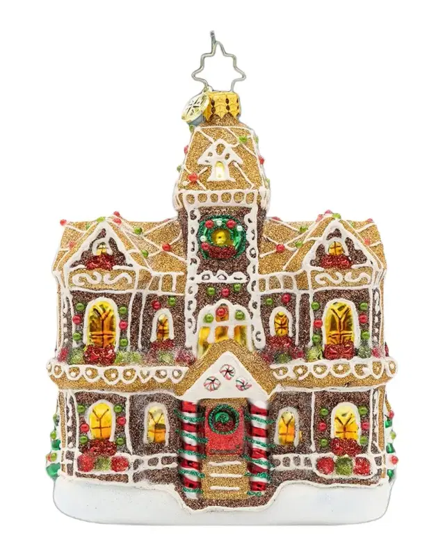 Christopher Radko Gingerbread Manor Christmas Ornament
