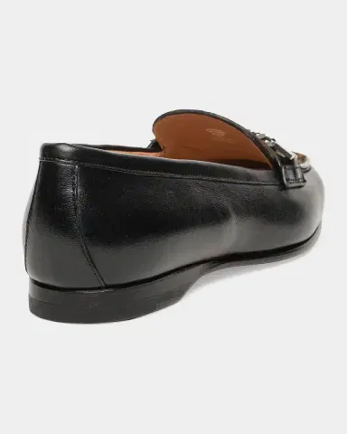 Santoni Leopard Calf Hair and Leather Bit Loafers | Thumbnail 2 Santoni Leopard Calf Hair and Leather Bit Loafers | Thumbnail 2