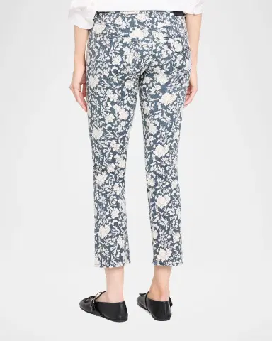 R13 Floral Boy Straight Cropped Jeans | Thumbnail 3 R13 Floral Boy Straight Cropped Jeans | Thumbnail 3