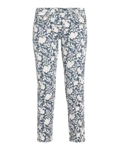 R13 Floral Boy Straight Cropped Jeans | Thumbnail 1 R13 Floral Boy Straight Cropped Jeans | Thumbnail 1