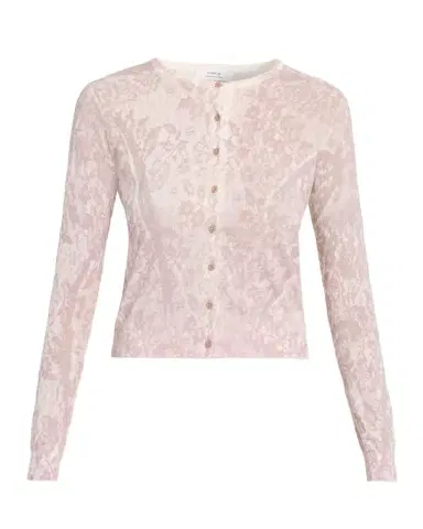 Vince Floral Knit Cardigan | Thumbnail 1 Vince Floral Knit Cardigan | Thumbnail 1