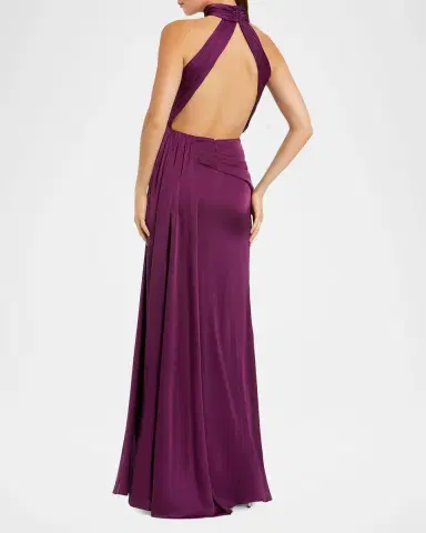 Mac Duggal Leena 1 Ruched Column Gown | Thumbnail 3 Mac Duggal Leena 1 Ruched Column Gown | Thumbnail 3
