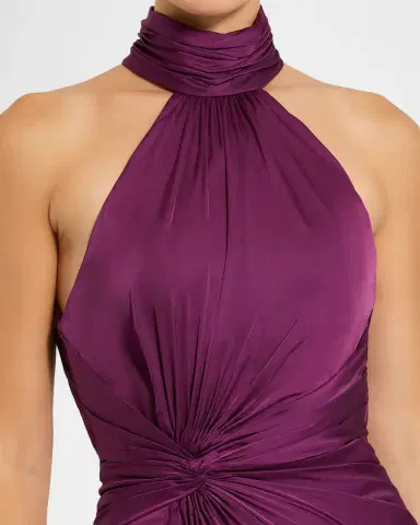 Mac Duggal Leena 1 Ruched Column Gown | Thumbnail 4 Mac Duggal Leena 1 Ruched Column Gown | Thumbnail 4
