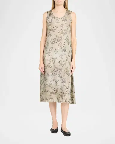 R13 Floral Sleeveless Midi Dress | Thumbnail 2 R13 Floral Sleeveless Midi Dress | Thumbnail 2