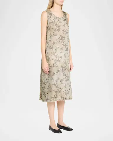 R13 Floral Sleeveless Midi Dress | Thumbnail 4 R13 Floral Sleeveless Midi Dress | Thumbnail 4