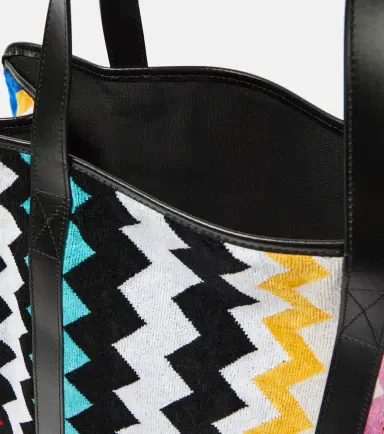 Missoni Cyrus ZigZag leather-trimmed tote bag | Thumbnail 2